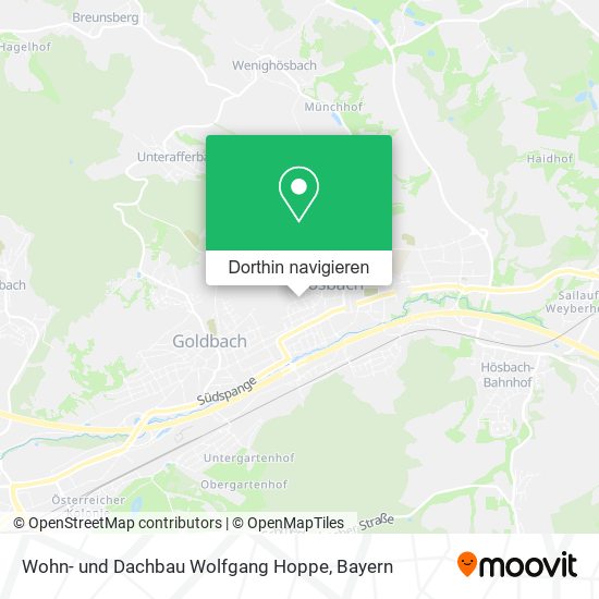 Wohn- und Dachbau Wolfgang Hoppe Karte