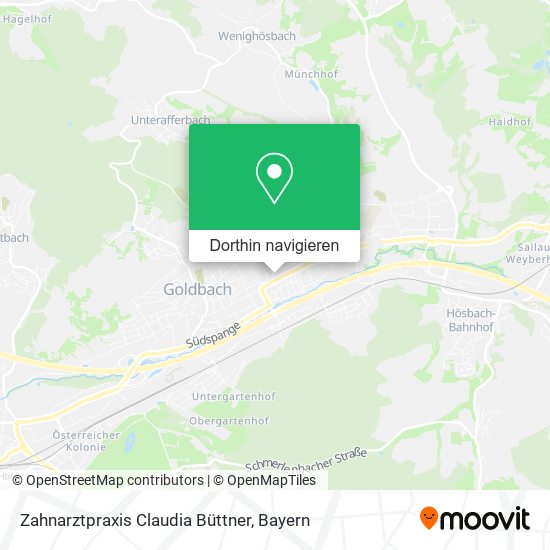 Zahnarztpraxis Claudia Büttner Karte