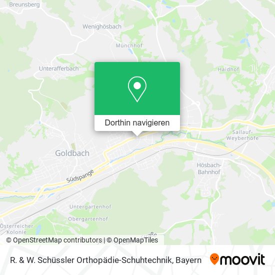 R. & W. Schüssler Orthopädie-Schuhtechnik Karte