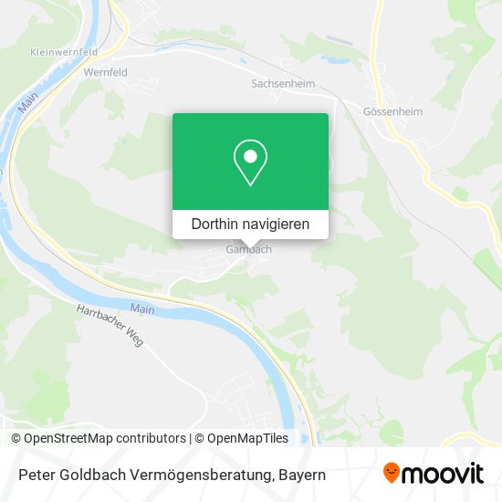 Peter Goldbach Vermögensberatung Karte