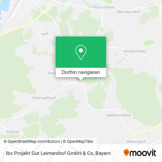 Ibc Projekt Gut Leimershof GmbH & Co Karte