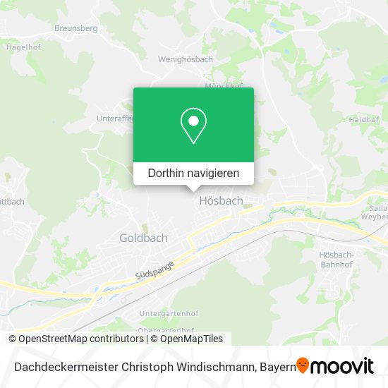 Dachdeckermeister Christoph Windischmann Karte