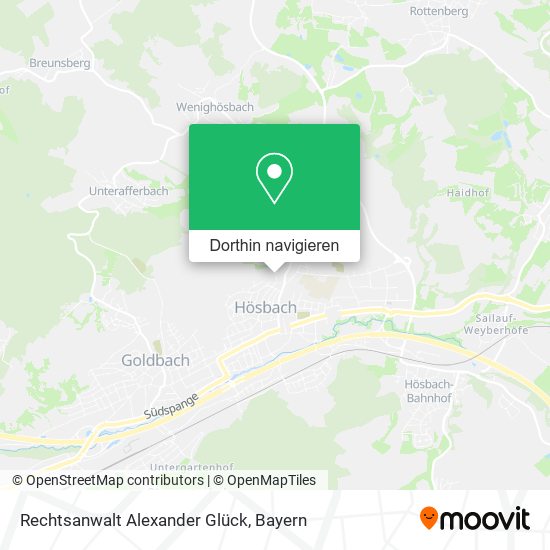 Rechtsanwalt Alexander Glück Karte