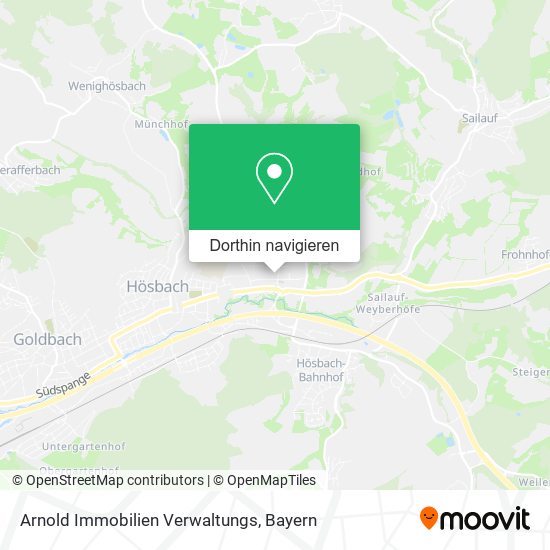 Arnold Immobilien Verwaltungs Karte