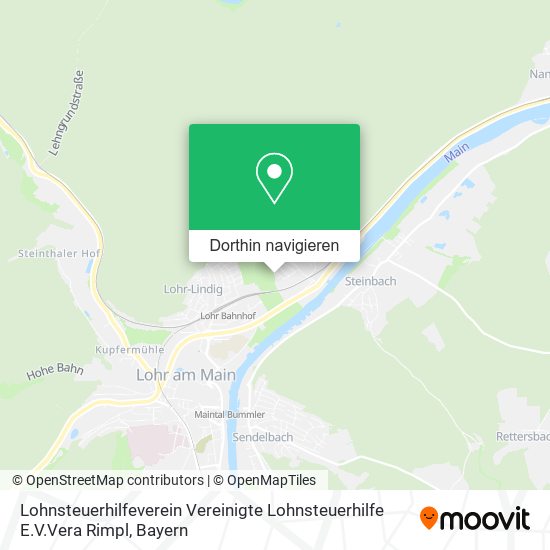 Lohnsteuerhilfeverein Vereinigte Lohnsteuerhilfe E.V.Vera Rimpl Karte