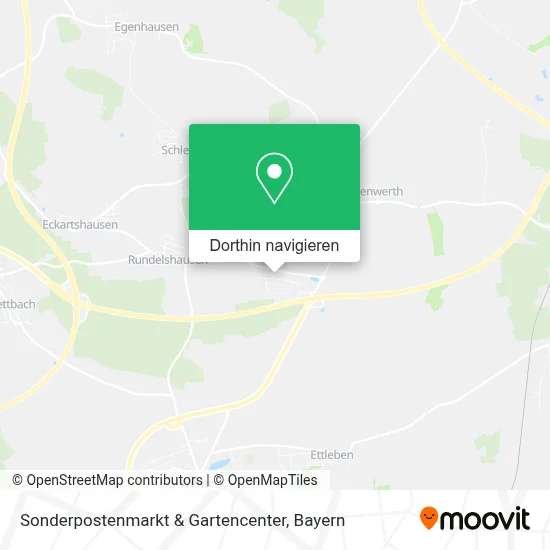 Sonderpostenmarkt & Gartencenter Karte