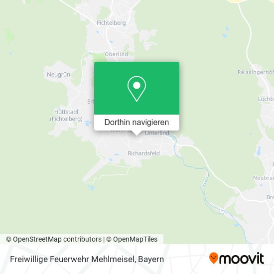 Freiwillige Feuerwehr Mehlmeisel Karte