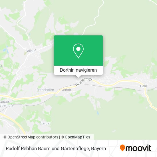Rudolf Rebhan Baum und Gartenpflege Karte