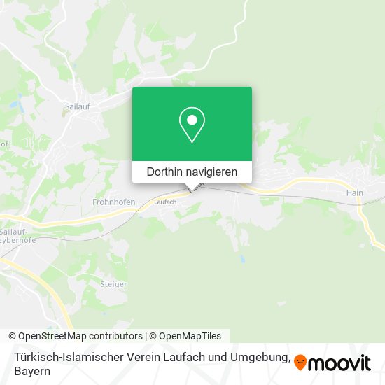Türkisch-Islamischer Verein Laufach und Umgebung Karte