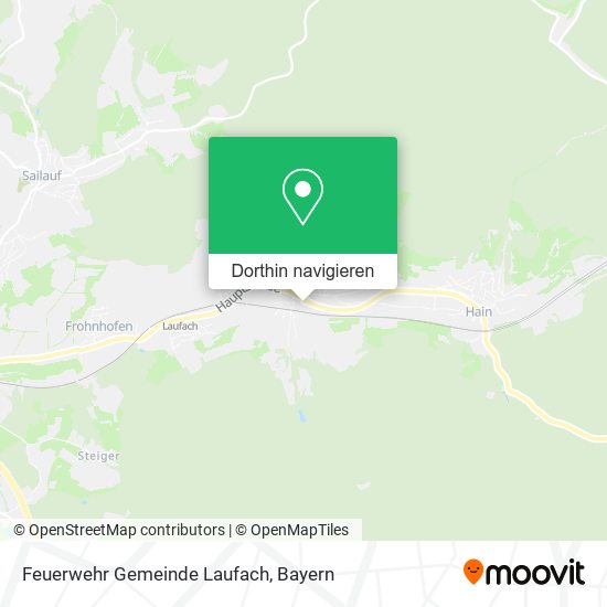 Feuerwehr Gemeinde Laufach Karte