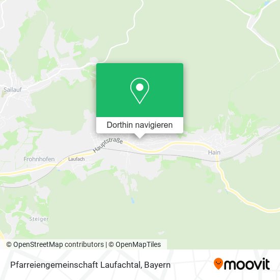 Pfarreiengemeinschaft Laufachtal Karte