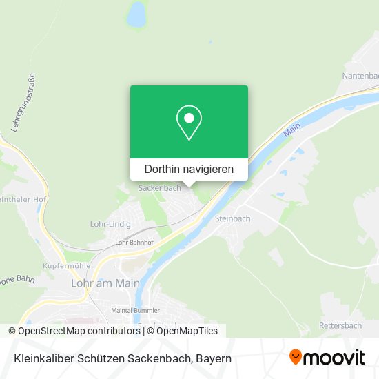 Kleinkaliber Schützen Sackenbach Karte