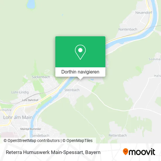Reterra Humuswerk Main-Spessart Karte