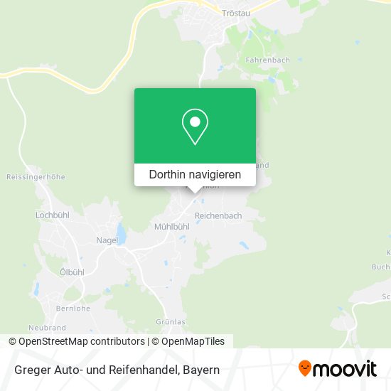 Greger Auto- und Reifenhandel Karte