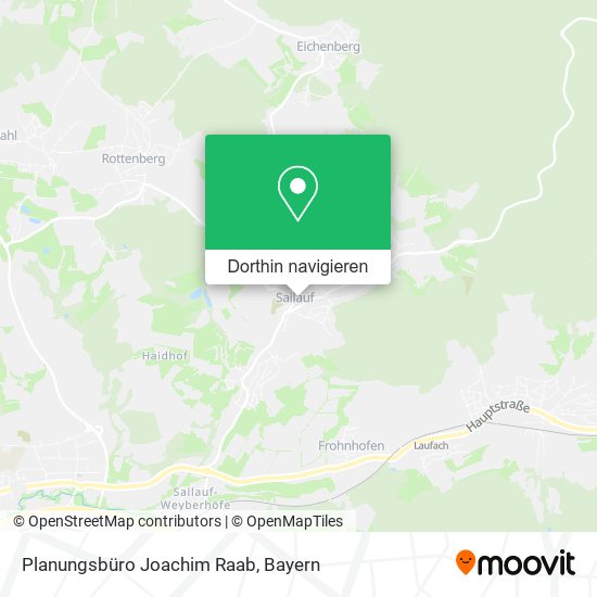 Planungsbüro Joachim Raab Karte
