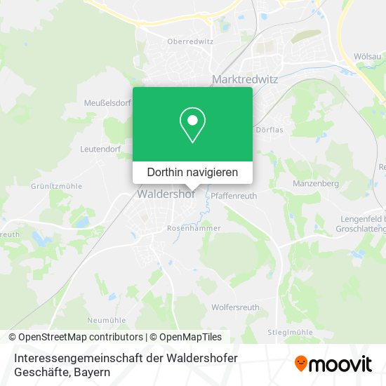 Interessengemeinschaft der Waldershofer Geschäfte Karte