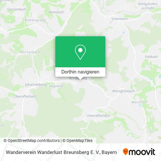 Wanderverein Wanderlust Breunsberg E. V. Karte