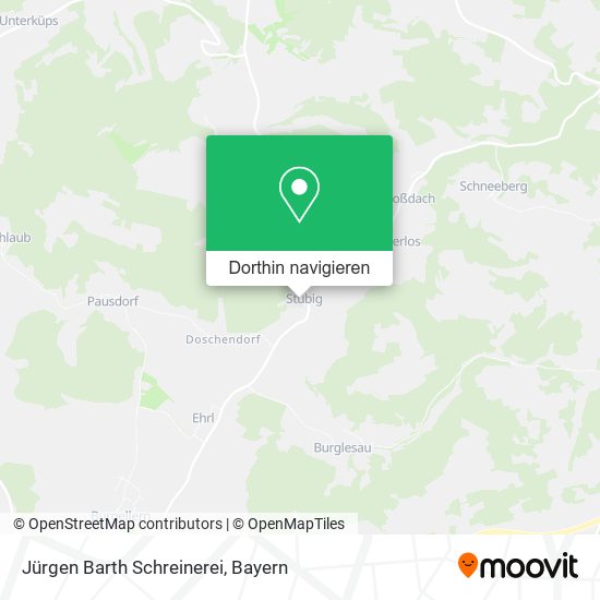 Jürgen Barth Schreinerei Karte