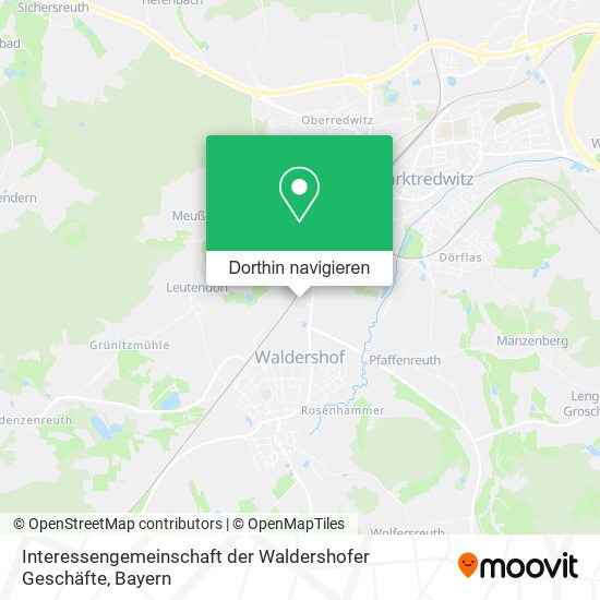 Interessengemeinschaft der Waldershofer Geschäfte Karte