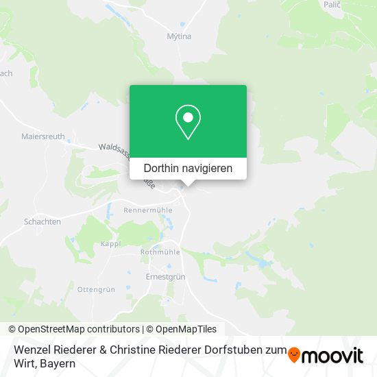 Wenzel Riederer & Christine Riederer Dorfstuben zum Wirt Karte