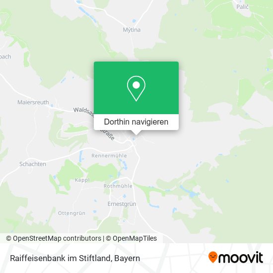 Raiffeisenbank im Stiftland Karte