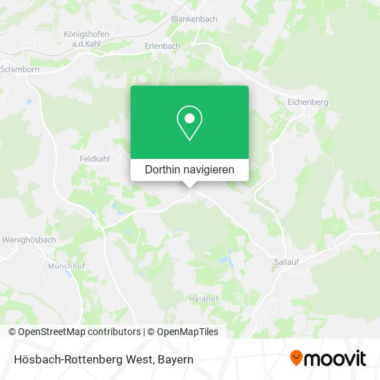 Hösbach-Rottenberg West Karte