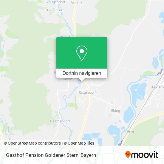 Gasthof Pension Goldener Stern Karte