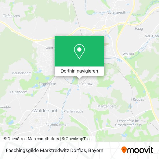 Faschingsgilde Marktredwitz Dörflas Karte