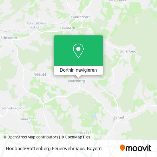 Hösbach-Rottenberg Feuerwehrhaus Karte
