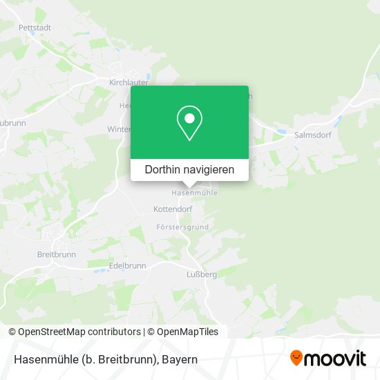 Hasenmühle (b. Breitbrunn) Karte