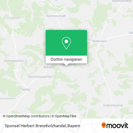 Sponsel Herbert Brennholzhandel Karte