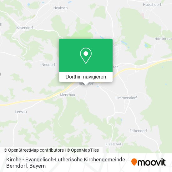 Kirche - Evangelisch-Lutherische Kirchengemeinde Berndorf Karte