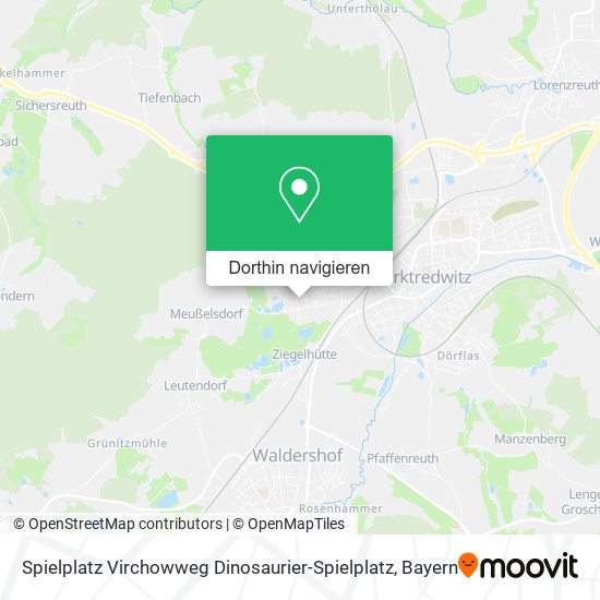 Spielplatz Virchowweg Dinosaurier-Spielplatz Karte
