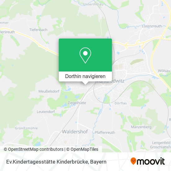 Ev.Kindertagesstätte Kinderbrücke Karte