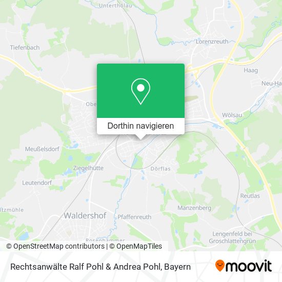 Rechtsanwälte Ralf Pohl & Andrea Pohl Karte