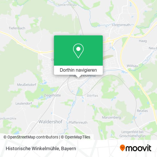Historische Winkelmühle Karte