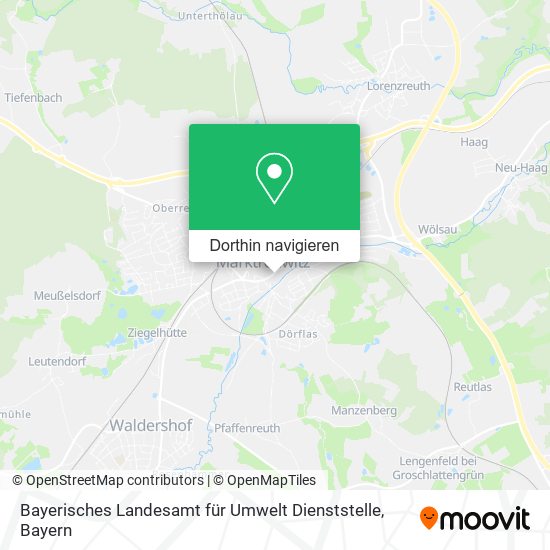 Bayerisches Landesamt für Umwelt Dienststelle Karte