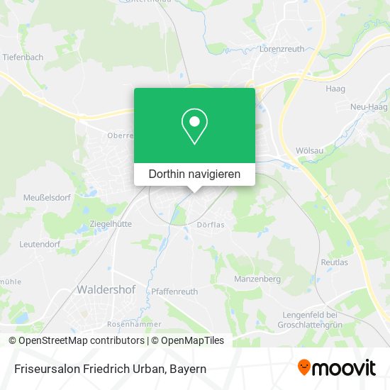 Friseursalon Friedrich Urban Karte
