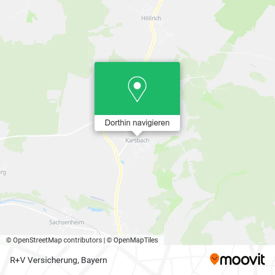 R+V Versicherung Karte