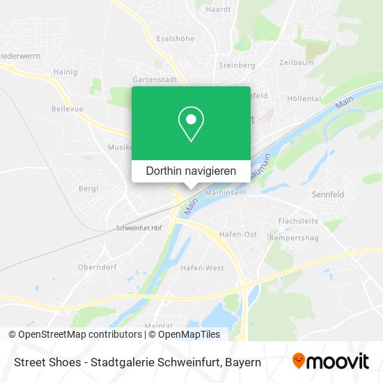 Street Shoes - Stadtgalerie Schweinfurt Karte