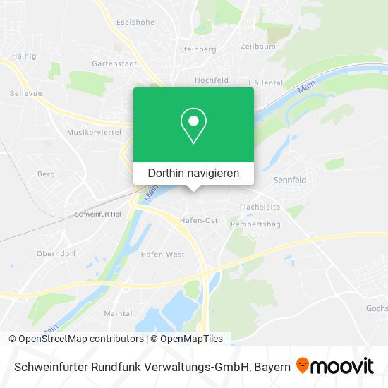 Schweinfurter Rundfunk Verwaltungs-GmbH Karte