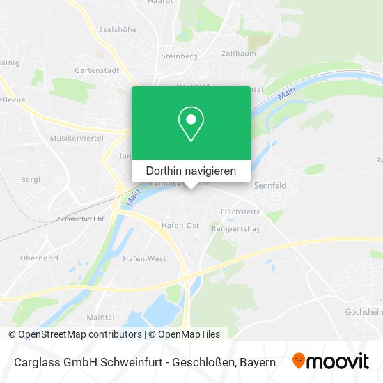 Carglass GmbH Schweinfurt - Geschloßen Karte