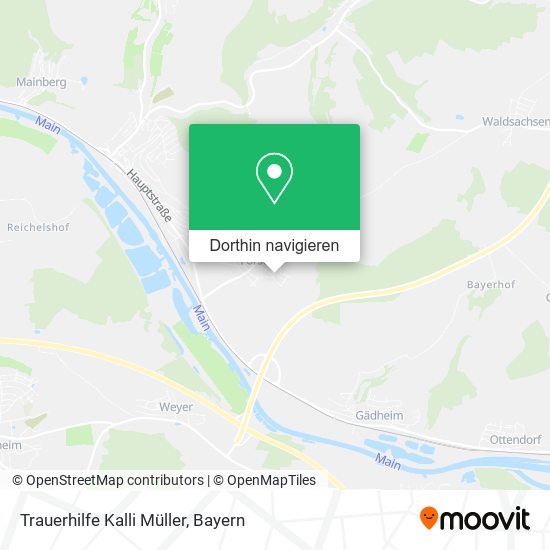 Trauerhilfe Kalli Müller Karte