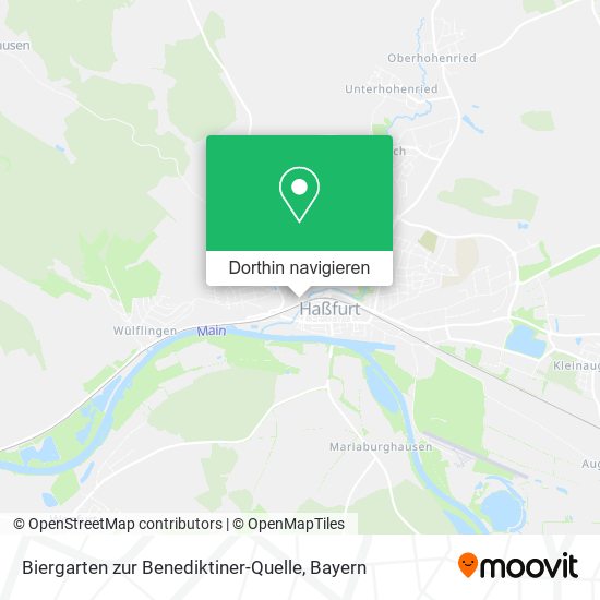 Biergarten zur Benediktiner-Quelle Karte