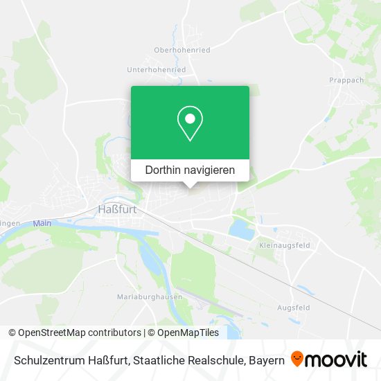 Schulzentrum Haßfurt, Staatliche Realschule Karte