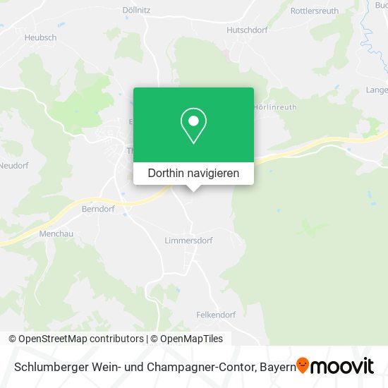 Schlumberger Wein- und Champagner-Contor Karte