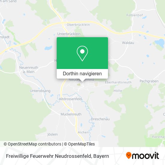 Freiwillige Feuerwehr Neudrossenfeld Karte