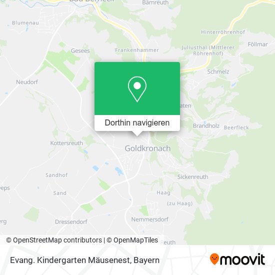 Evang. Kindergarten Mäusenest Karte