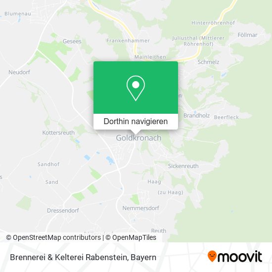 Brennerei & Kelterei Rabenstein Karte