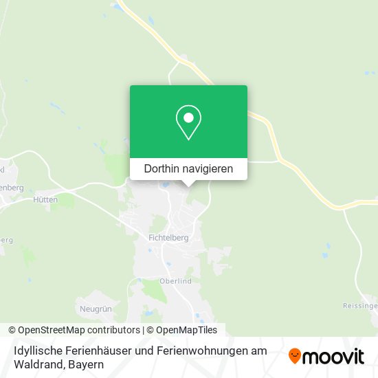 Idyllische Ferienhäuser und Ferienwohnungen am Waldrand Karte